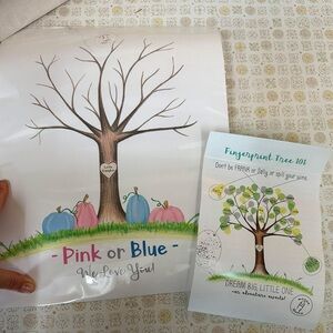 Pink or Blue Gender Reveal Poster
